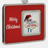 ラスベガスサインへようこそ シルバープレートフレームオーナメント (右)