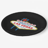 ラスベガスサインへようこそ ペーパープレート (アングル)