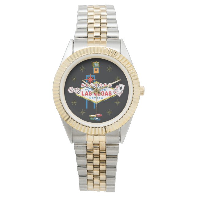 ラスベガスサインへようこそ 腕時計 (正面)