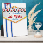 ラスベガスサインアメリカカジノ賭博ゲーム フォトプラーク (側面)