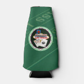 ラスベガスサインアンドツーキングストランプのポーカーチップ ボトルクーラー (正面)