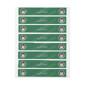 ラスベガスサインアンドツーキングストランプのポーカーチップ ラップアラウンド宛名ラベル (シート)