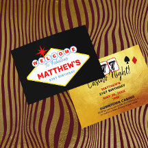 ラスベガスサインカジノナイトパーティー