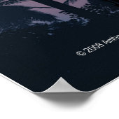 ラスベガスサインナイトへようこそレトロポスタープリント ポスター (角)