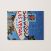 ラスベガスサインネバダカジノ賭博ランドマーク ジグソーパズル (横)