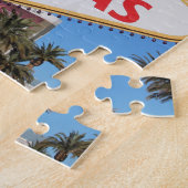 ラスベガスサインネバダカジノ賭博ランドマーク ジグソーパズル (側面)