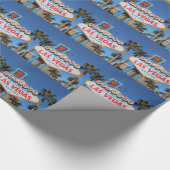 ラスベガスサインネバダカジノ賭博ランドマーク ラッピングペーパー (角)