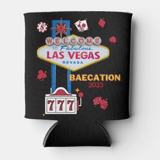 ラスベガスサインネバダベイケーショングループ 缶クーラー (正面)