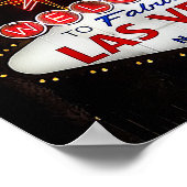 ラスベガスサイン#2ポスターへようこそ ポスター (角)