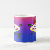 ラスベガスサイン#3マグカップへようこそ コーヒーマグカップ (中央)