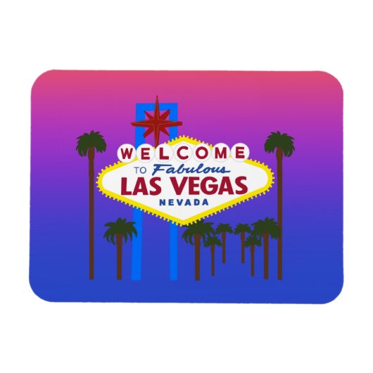 ラスベガスサイン#3マグネットへようこそ マグネット (横)