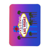 ラスベガスサイン#3マグネットへようこそ マグネット (縦)