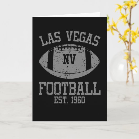 ラスベガスサッカーファンギフトプレゼントアイディア カード (黄色い花)