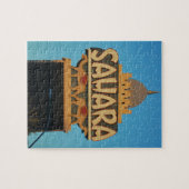 ラスベガスサハラカジノランドマークアーキテクチャ ジグソーパズル (横)