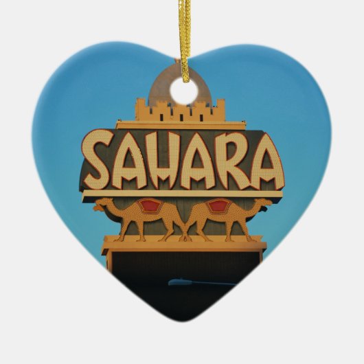 ラスベガスサハラカジノランドマークアーキテクチャ セラミックオーナメント (正面)