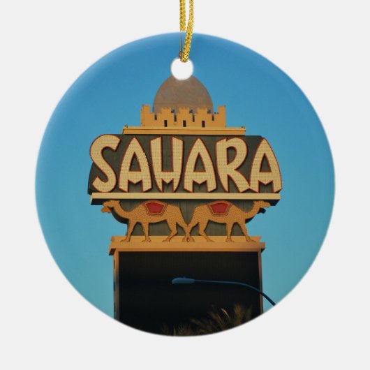 ラスベガスサハラカジノランドマークアーキテクチャ セラミックオーナメント (正面)
