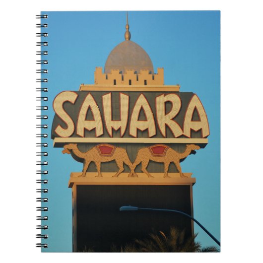 ラスベガスサハラカジノランドマークアーキテクチャ ノートブック (正面)