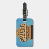 ラスベガスサハラカジノランドマークアーキテクチャ ラゲッジタグ (正面縦)