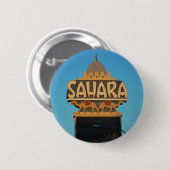 ラスベガスサハラカジノランドマークアーキテクチャ 缶バッジ (正面&裏面)