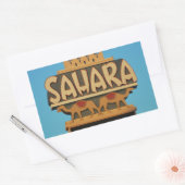 ラスベガスサハラカジノランドマークアーキテクチャ 長方形シール (封筒)