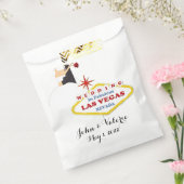 ラスベガスサンキュー結婚式の引き出物抱き枕 フェイバーバッグ (封をした状態)