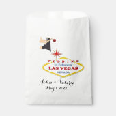 ラスベガスサンキュー結婚式の引き出物抱き枕 フェイバーバッグ (正面)