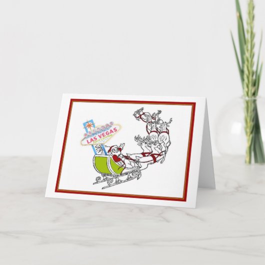 ラスベガスサンタウィズサインカード シーズンカード (正面)