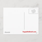 ラスベガスサンタ&ロドルフメリークリスマスポストカード シーズンポストカード (裏面)