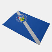 ラスベガスシティの旗とドアマット ドアマット (アングル)