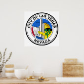 ラスベガスシティシール（ネバダ） ポスター (キッチン)