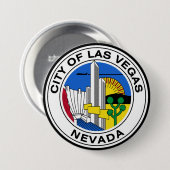 ラスベガスシティシール(ネバダ) 缶バッジ (正面&裏面)