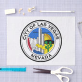 ラスベガスシティシール(ネバダ) 薄葉紙 (クラフト)