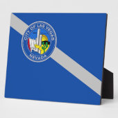 ラスベガスシティ国旗のプラーク フォトプラーク (側面)