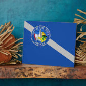 ラスベガスシティ国旗のプラーク フォトプラーク (側面)