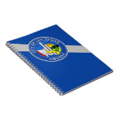 ラスベガスシティ国旗を掲げたノートブック ノートブック (右側)