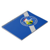 ラスベガスシティ国旗を掲げたノートブック ノートブック (左側)