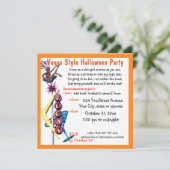 ラスベガスショーガールハローウィンパーティ 招待状 (スタンド正面)