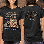 ラスベガスジャックポットバチェロレッテ名と写真 Tシャツ<br><div class="desc">ベガスで大当たりを狙う時だ。スロットの写真を任意の写真に変更することも、同じ写真に変離れ更することもできます。Tシャツの背中に君の名前と大事な行事。パーソナライズ・ボタンの文字と写真を変更または削除すクリックる。</div>