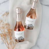 ラスベガススカイラインミニ スパークリングワインラベル