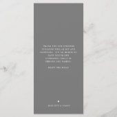 ラスベガススカイライン | の結婚イベントディナーメニュー メニュー (裏面)