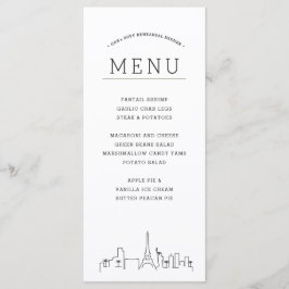 ラスベガススカイライン | の結婚イベントディナーメニュー メニュー