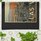 ラスベガススカイライン キッチンタオル (折り畳み)