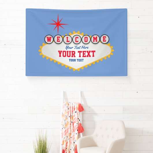 ラスベガススタイルへようこそ 横断幕 (インサイチュ)