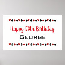 ラスベガススタイルカジノカードスーツ誕生日