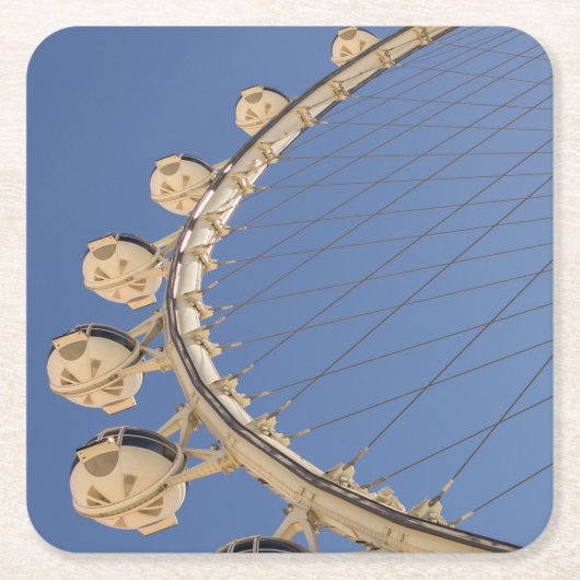 ラスベガススタイルストーンスクエア スクエアペーパーコースター (正面)