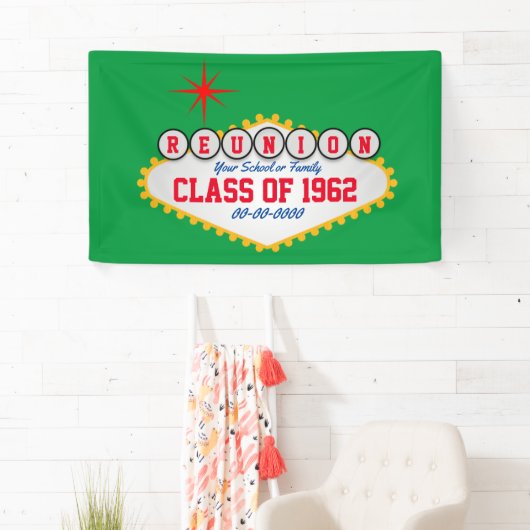 ラスベガススタイル懇親会パーソナライズ  横断幕 (インサイチュ)