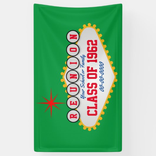 ラスベガススタイル懇親会パーソナライズ  横断幕 (縦)