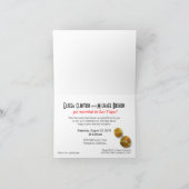 ラスベガススターバスト結婚披露宴金ゴールドブラック 招待状 (内部)