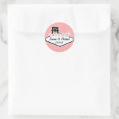 ラスベガスステッカー ラウンドシール (バッグ)