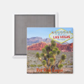 ラスベガスストリップの近くのレッドロックキャニオン マグネット (正面/裏面)